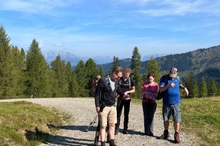 Wanderung mit Toni sen. über die Spatlacken zur Breitenebenalm