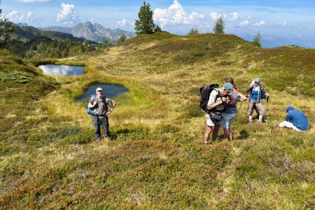 Wanderung mit Toni sen. über die Spatlacken zur Breitenebenalm