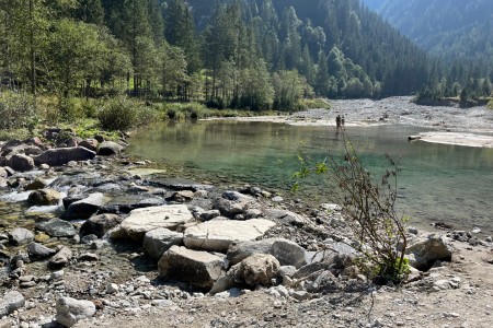 Wanderung mit Toni sen. zum Hüttschlag See