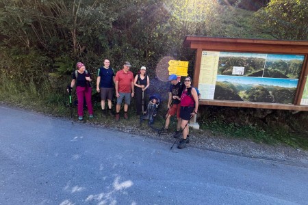 Wanderung mit Toni sen. zur Vorderkaseralm