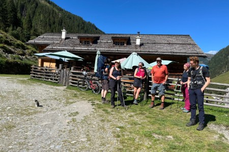 Wanderung mit Toni sen. zur Vorderkaseralm