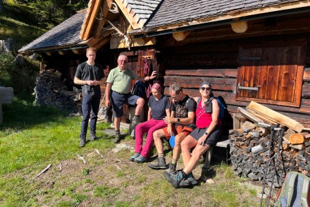 Wanderung mit Toni sen. zur Vorderkaseralm