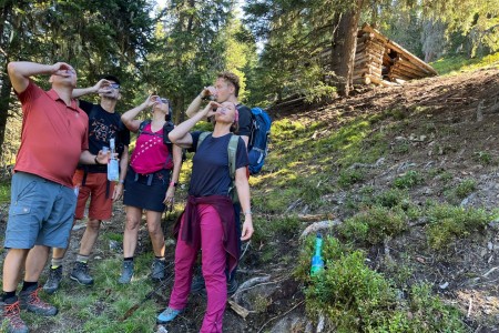 Wanderung mit Toni sen. zur Vorderkaseralm