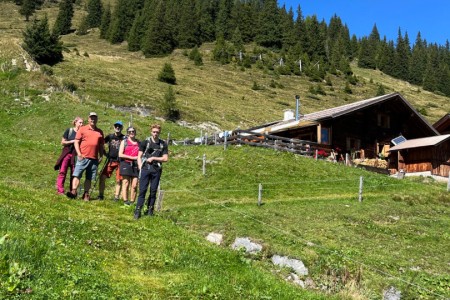 Wanderung mit Toni sen. zur Vorderkaseralm