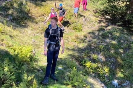 Wanderung mit Toni sen. zur Vorderkaseralm