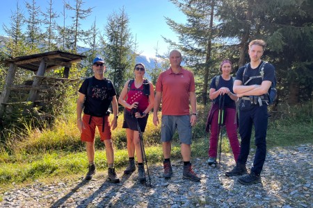 Wanderung mit Toni sen. zur Vorderkaseralm