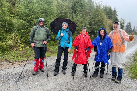 Wanderung mit Toni sen. und Melanie zur Karseggalm