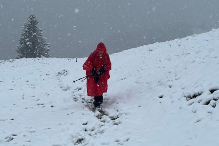 Wanderung mit Toni sen. und Melanie zur Karseggalm