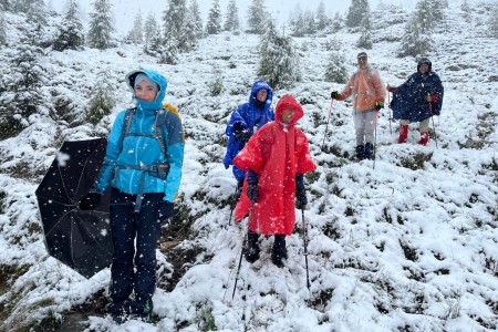 Wanderung mit Toni sen. und Melanie zur Karseggalm