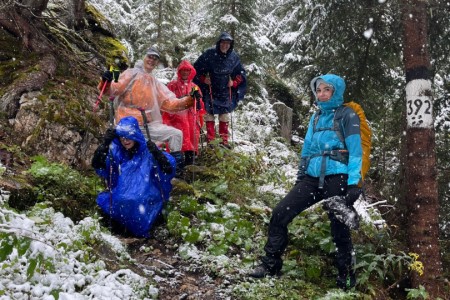 Wanderung mit Toni sen. und Melanie zur Karseggalm