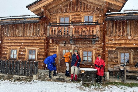 Wanderung mit Toni sen. und Melanie zur Karseggalm