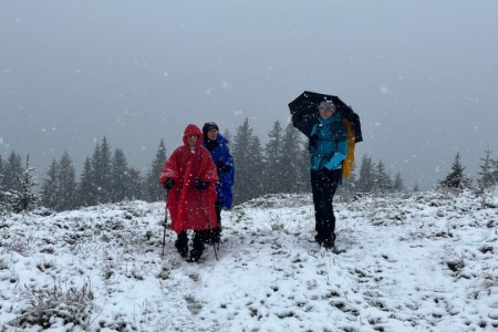 Wanderung mit Toni sen. und Melanie zur Karseggalm