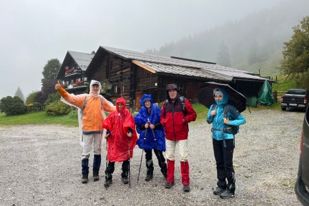 Wanderung mit Toni sen. und Melanie zur Karseggalm