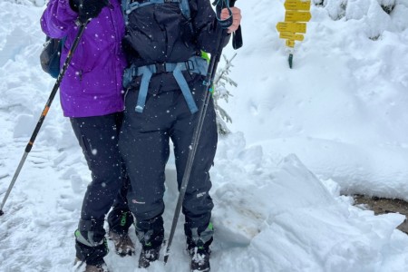 Schnee - Wanderung mit Toni im Bereich der Breitenebenalm