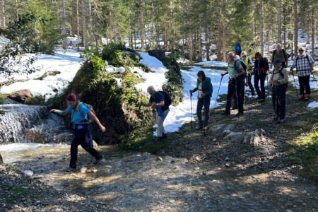 Gemeinsame Wanderung mit Mathias im Gebiet Breitenebenalm