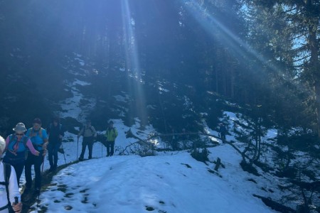 Gemeinsame Wanderung mit Mathias im Gebiet Breitenebenalm