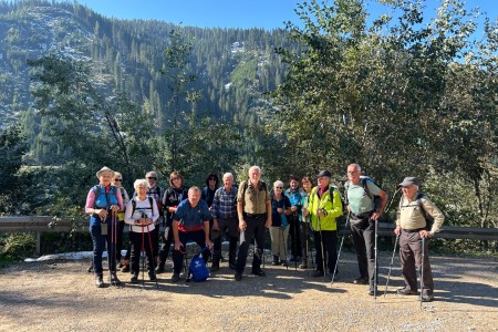 Gemeinsame Wanderung mit Mathias im Gebiet Breitenebenalm