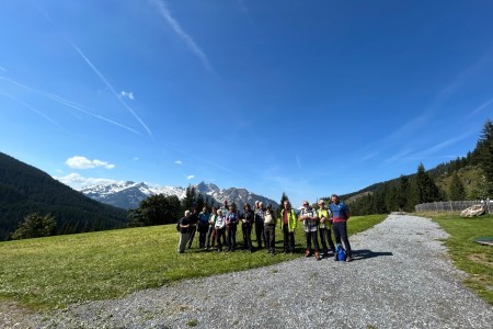 Gemeinsame Wanderung mit Mathias im Gebiet Breitenebenalm