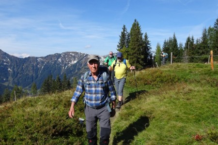 Wanderung mit Daniela zur Bichlalm