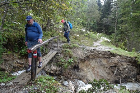 Wanderung mit Maria und Sophia zur Weißalm