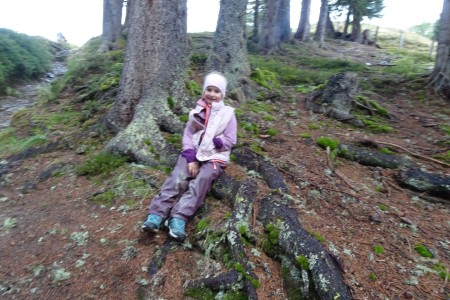 Wanderung mit Maria und Sophia zur Weißalm