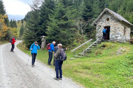 Wanderung mit Toni se. zur Hubalm