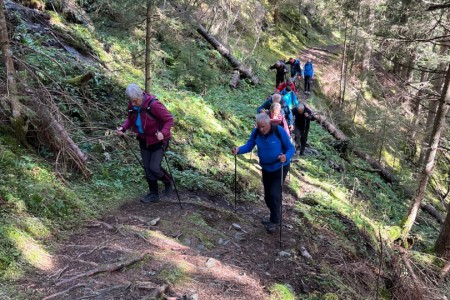 Wanderung mit Toni se. zur Hubalm