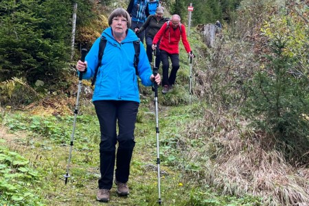 Wanderung mit Toni se. zur Hubalm