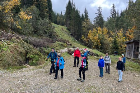 Wanderung mit Toni im Bereich der Breitenebenalm