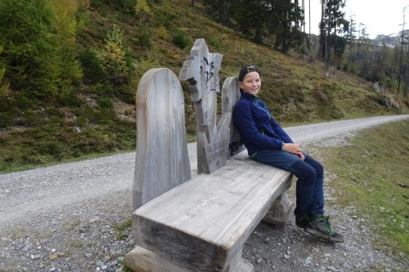 Wanderung mit Melanie zur Karseggalm