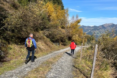 Wanderung mit Toni sen. zum Großarler Sinnesweg