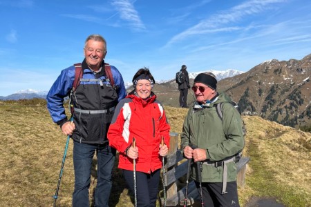 Wanderung mit Toni sen. zum Großarler Sinnesweg