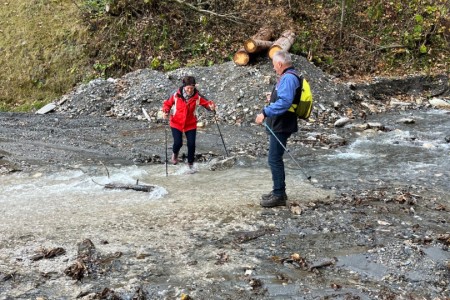 Wanderung mit Toni sen. zum Großarler Sinnesweg