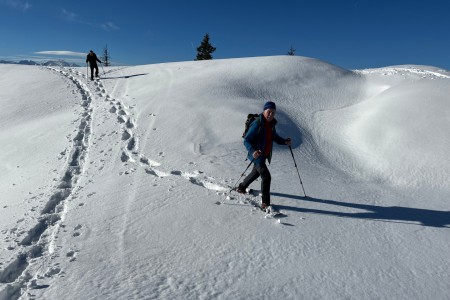 Schneeschuhwanderung mit Toni sen.