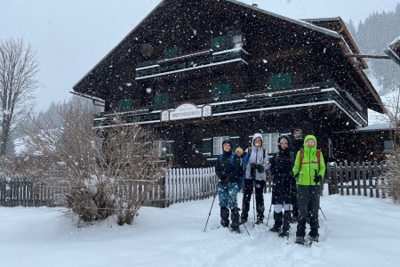 Geführte Schneeschuhwanderung mit Toni im Bereich der Breitenebenalm