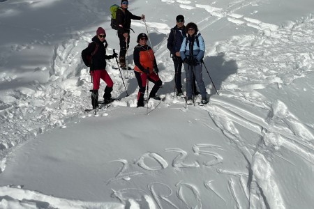 Schneeschuhwanderung mit Toni sen.