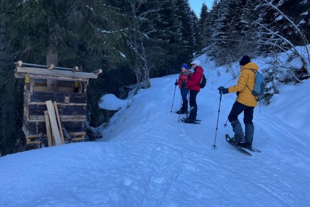 Geführte Schneeschuhwanderung mit Toni und Maria zur Breitenebenalm