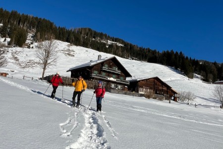 Geführte Schneeschuhwanderung mit Toni und Maria zur Breitenebenalm