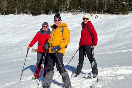 Geführte Schneeschuhwanderung mit Toni und Maria zur Breitenebenalm