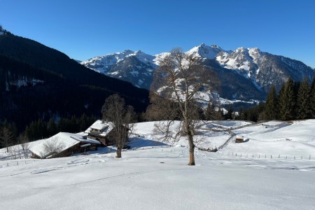 Geführte Schneeschuhwanderung mit Toni und Maria zur Breitenebenalm