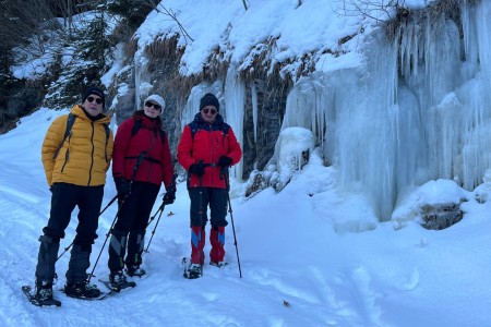 Geführte Schneeschuhwanderung mit Toni und Maria zur Breitenebenalm