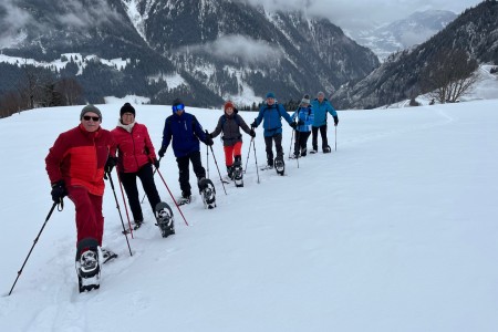 Schneeschuhwanderung mit Toni zum Maurer Schorsch Kapellenweg