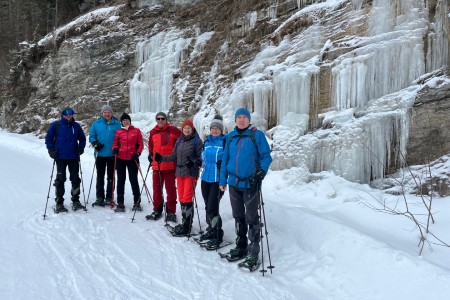 Schneeschuhwanderung mit Toni zum Maurer Schorsch Kapellenweg