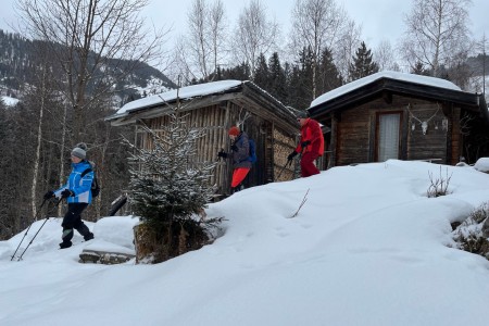 Schneeschuhwanderung mit Toni zum Maurer Schorsch Kapellenweg