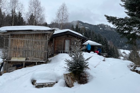 Schneeschuhwanderung mit Toni zum Maurer Schorsch Kapellenweg