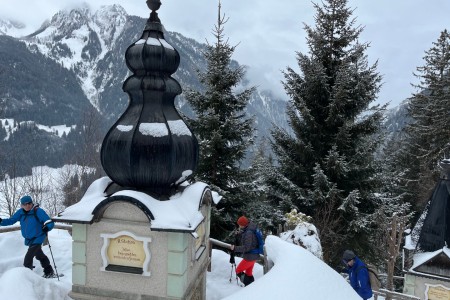 Schneeschuhwanderung mit Toni zum Maurer Schorsch Kapellenweg