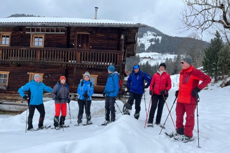 Schneeschuhwanderung mit Toni zum Maurer Schorsch Kapellenweg