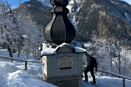 Schneeschuhwanderung mit Toni sen. zum Maurer Schorsch Kreuzweg