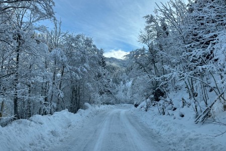 Schneeschuhwanderung mit Toni sen. zum Maurer Schorsch Kreuzweg