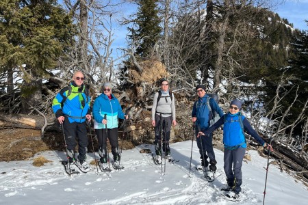 Schneeschuhwanderung mit Toni sen. zur Saukaralm